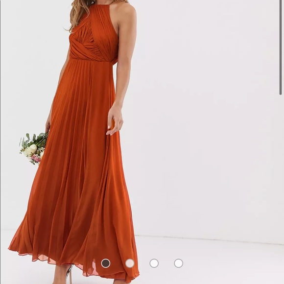 Burnt Orange ASOS Maxi Dress NWT